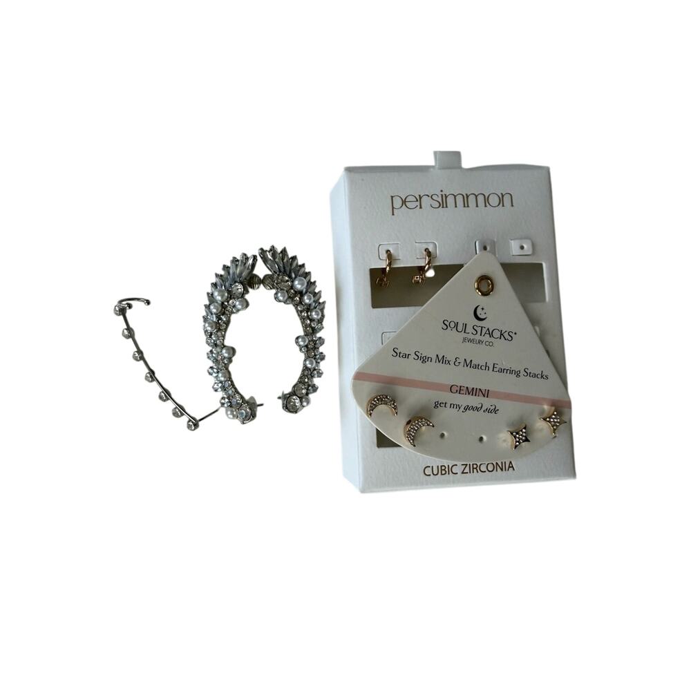 Womens Fashion Jewelry Earrings 5 Sets Bundle